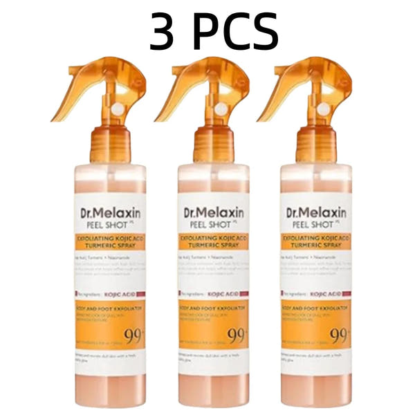 Korean Dr.Melaxin Peel Shot Exfoliating Kojic Acid Turmeric Spray Soothing Moisturizing Brighten Exfoliating Kojic Acid 200ml